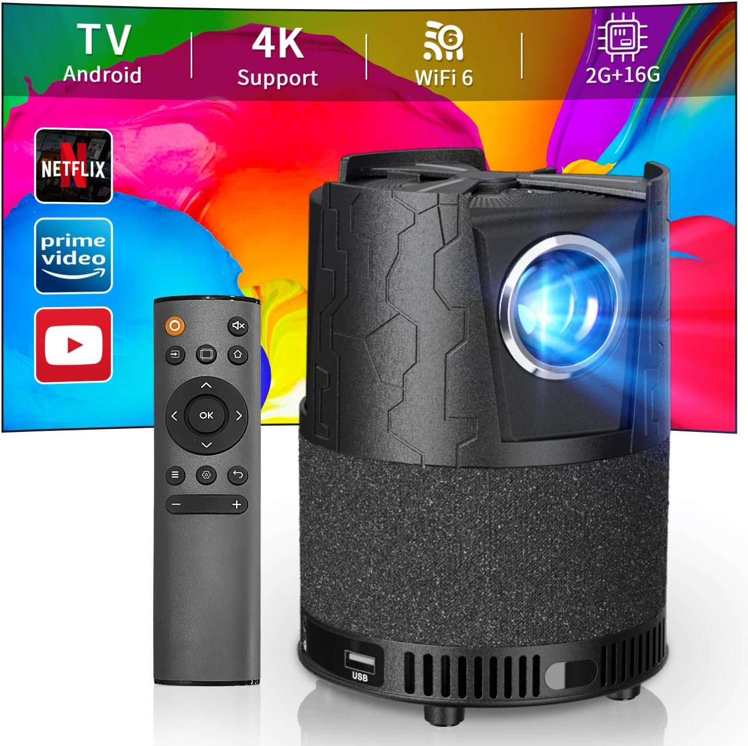 4K Projector by EUG Projector